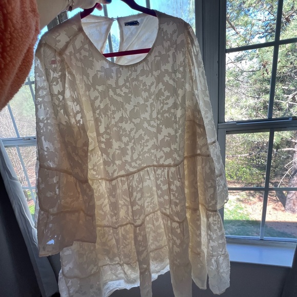Worn Once - Long Sleeve - Arula  - White Dress - Size C - Picture 3 of 5
